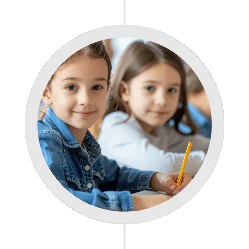 Bulle écoles fillettes étudiants